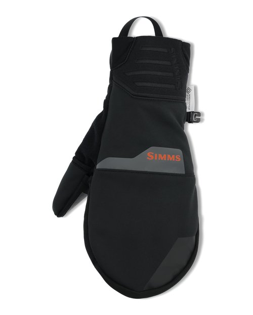 Simms Windstopper Foldover Mitt - Black - Extra Small