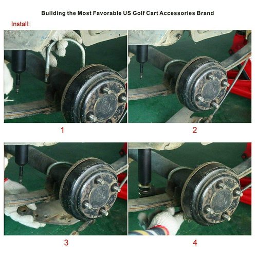 DRIVE UP Club Car U Bolt for Club Car DS and Precedent Heavy Duty Leaf Spring Gas or Electric Models and 2018-up Tempo Golf Cart OEM 1014902-2Pcs