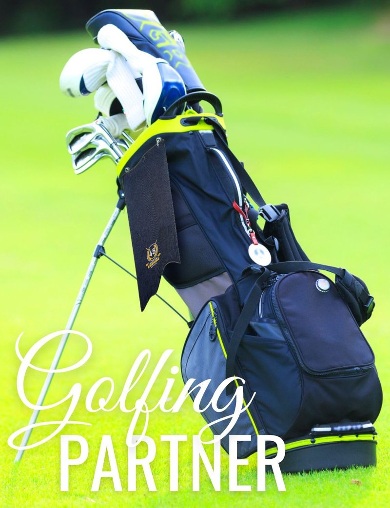 CybGene 45th Birthday Gifts Golf for Men Golfer, Funny Golf Towels for Golf Lovers, Husband, Perfect for Dad, Boss, Grandpa for Birthday