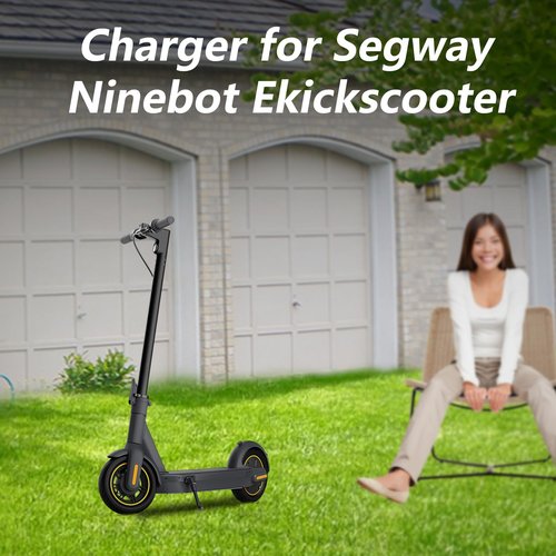 25.2V 1A Adapter Compatible with Segway Ninebot Zing E8 E10 E12 C2 Pro C8 C9 C10 C15 C20 Electric Scooter Charger, Fit for 21.6V Lithium Battery