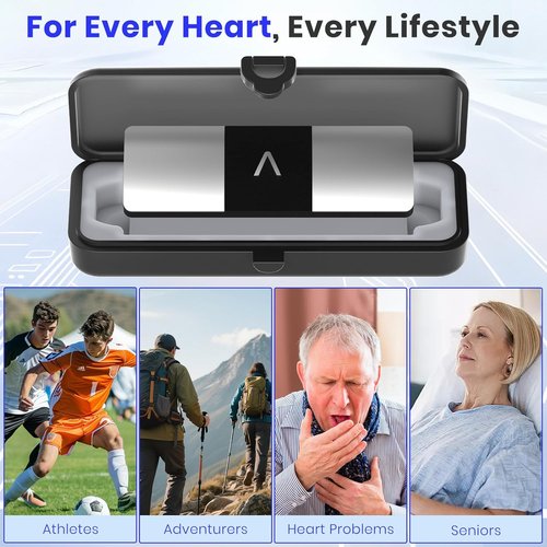KardiaMobile 6L Case - Portable Carry Case for EKG Heart Monitor with Silicone Pad | Durable Protection