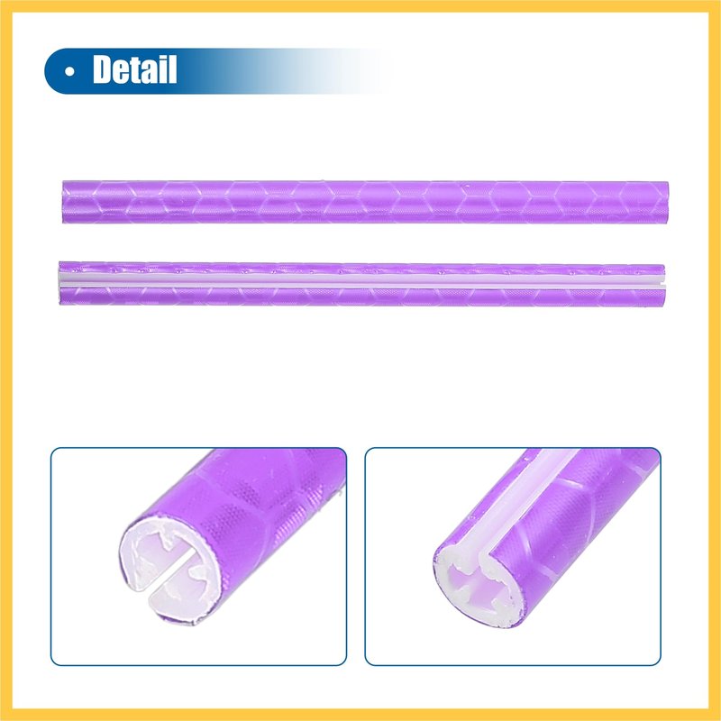 REPAIROCK 36 Pcs Purple Bicycle Reflector Reflective Version Durable ABS Night Visibility Cycling for Bike, Mountain Bike, Wheels, Wheelchair Auto Replacement Parts