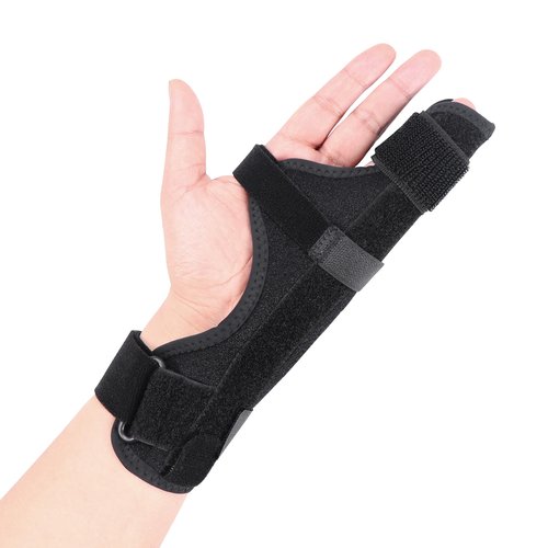Cozyhealth Boxer Finger Splint Brace, Supports Pinky, Ring, Knuckles - Right or Left Adjustable Metacarpal Hand Brace, Straightening for Trigger Finger, Injury, Fracture, Broken, Tendonitis (9 inch)