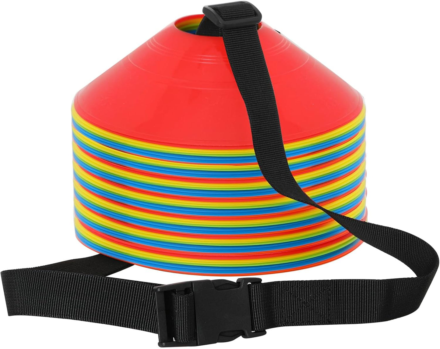 Skiennix Adjustable Cone Carrier Strap - 6.5 Feet Agility Disc Storage & Travel with Quick Snap Closure