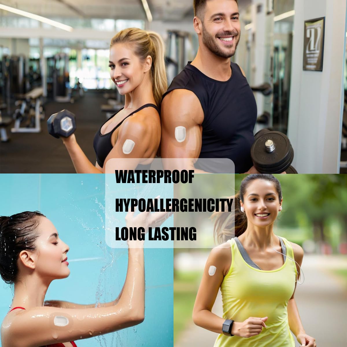 100 Pack Omnipod 5 Overpatches - Waterproof Adhesive Patches, Transparent Long-Lasting Overlay Stickers for Pod Pals Accessories