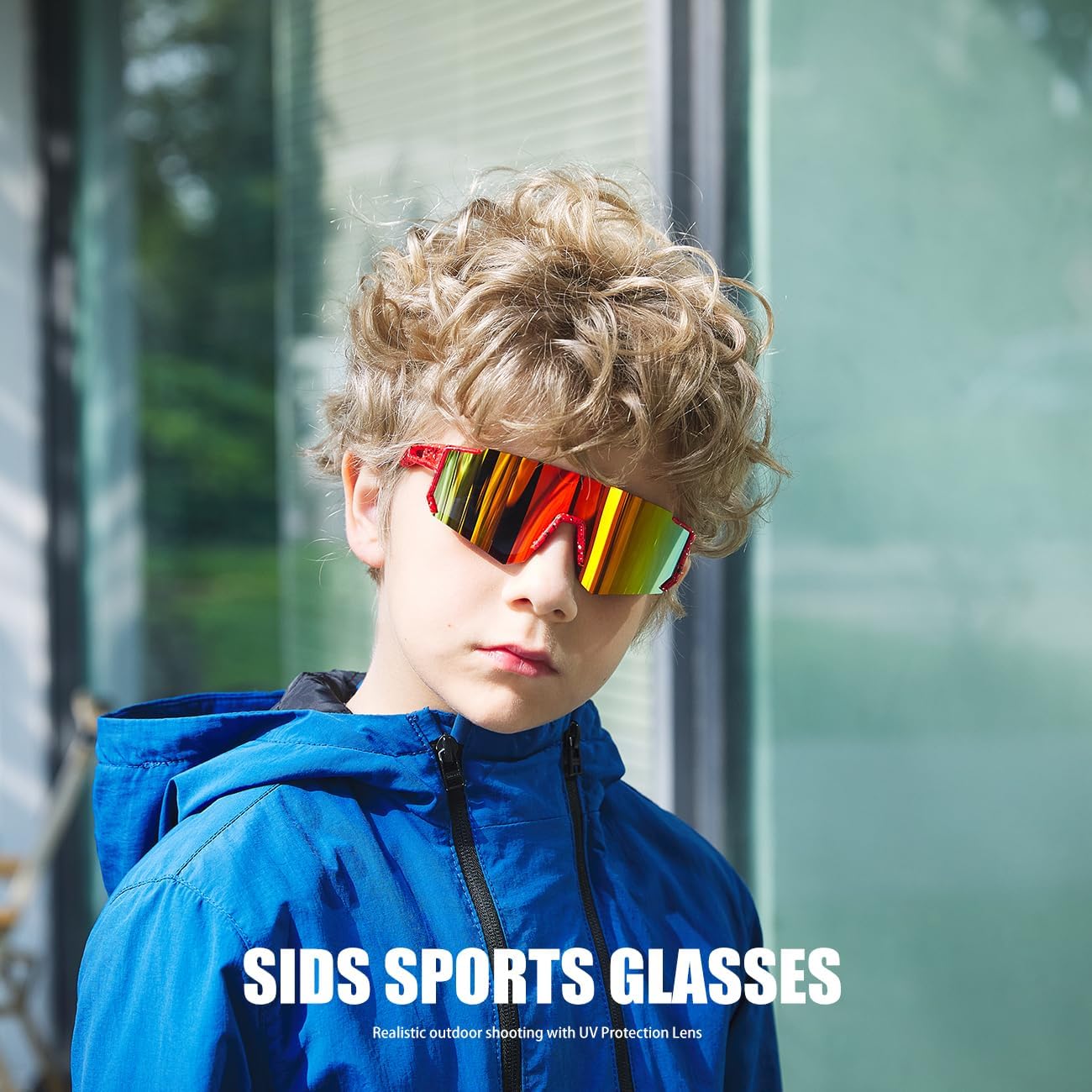 Skiennix Kids Sunglasses - UV Protection Baseball & Softball Sports Glasses for Boys & Girls
