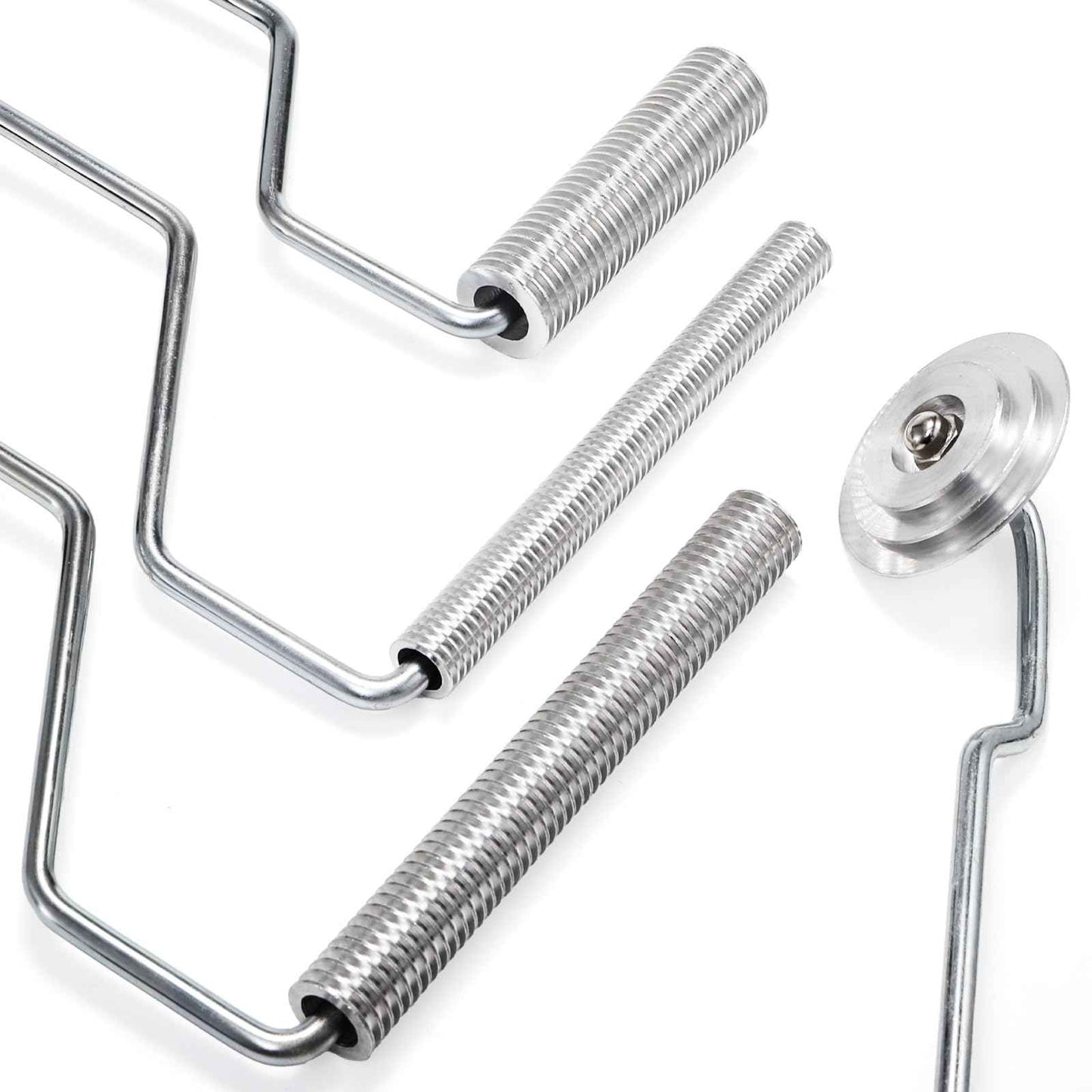 YOUEON 5 Pcs Fiberglass Roller Tools Kit, Fiberglass Laminating Rollers with Aluminum Head, Resin Laminating Roller Set for Mold, Composite Projects, Tub, Boat Repair