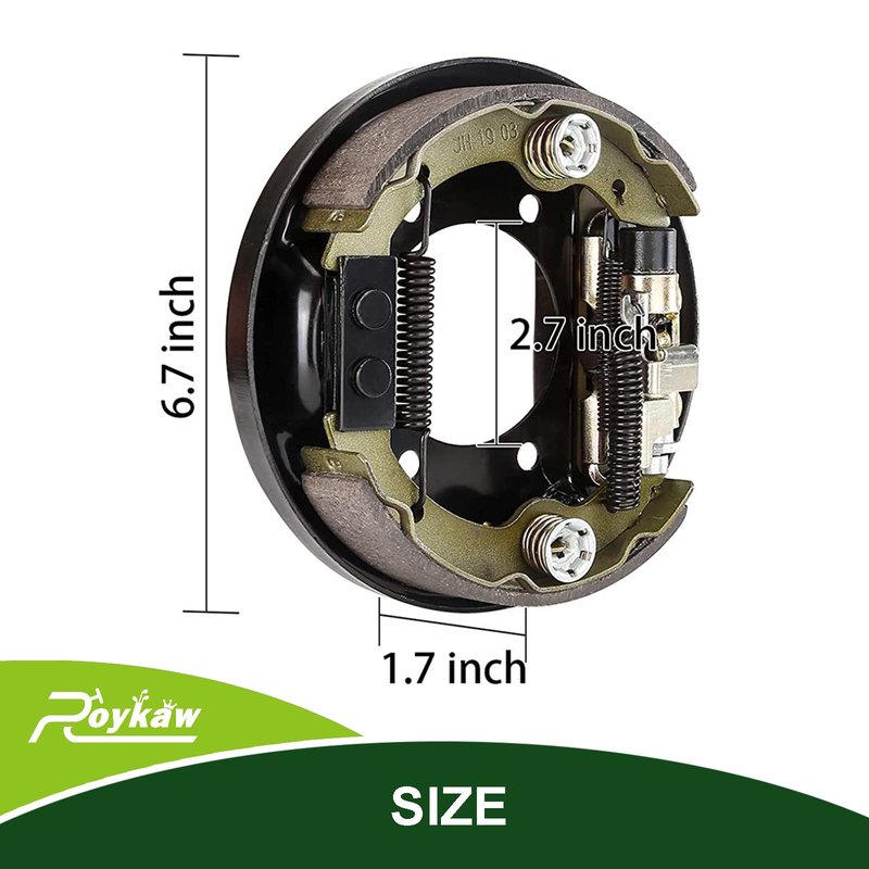 Roykaw Golf Cart Brake Cluster Assembly Compatible with EZGO TXT/RXV/Medalist 1996-up & Yamaha G14-G22 Models Replaces # 70998-G01/70998-G02, JN6-F7290-03-00/JN6-F7280-03-00 - Driver & Passenger Side