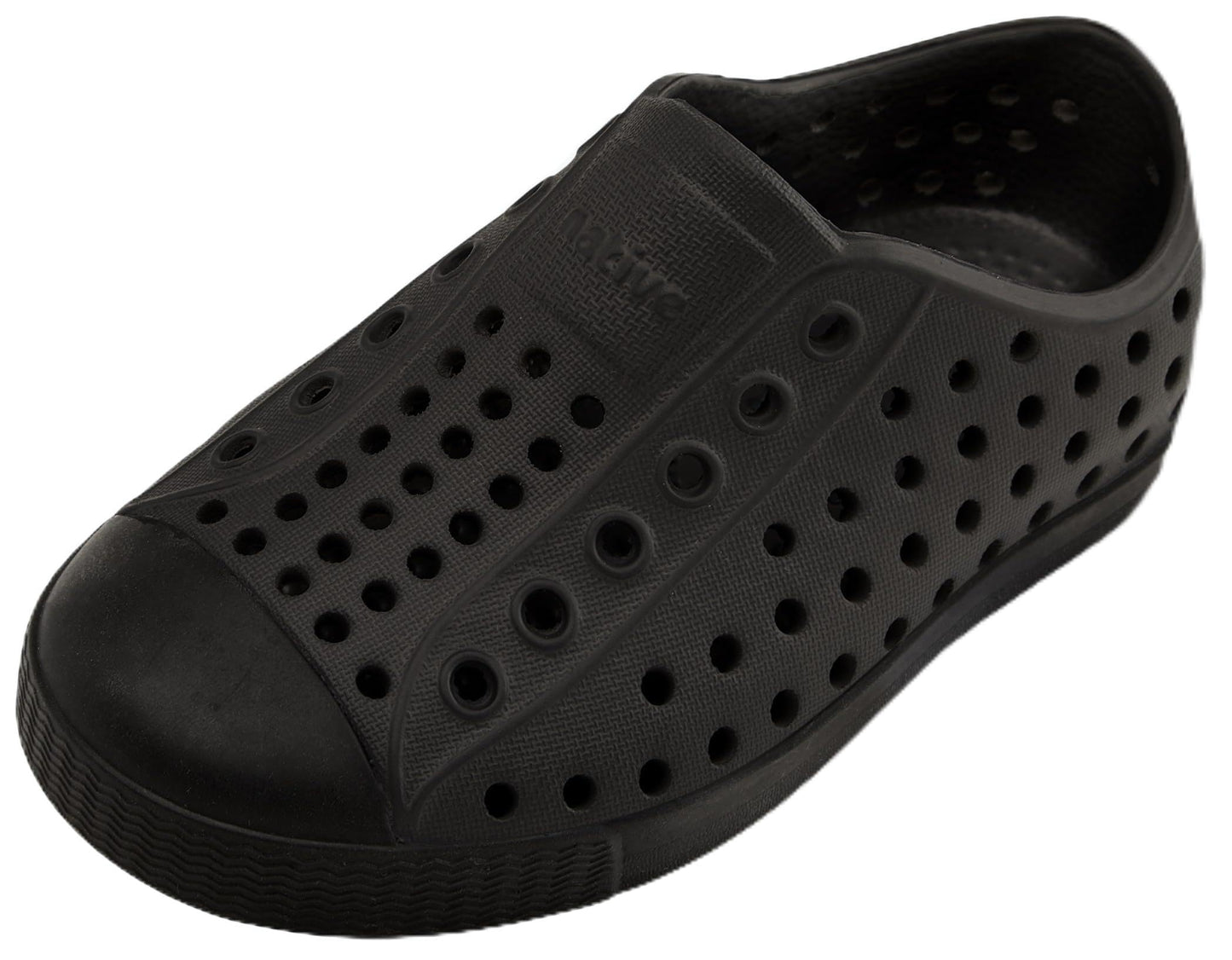 Native Shoes Unisex-Kids Jefferson Sneakers, Jiffy Black/Jiffy Black, 3 Little Kid