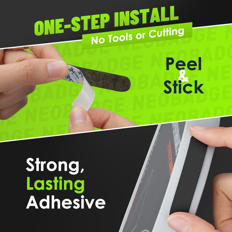 Neobadge Weighted Tungsten Tape for Pickleball Paddles | Safe, Lead-Free, Premium Customizable Alternative to Lead Tape | Easy One-Step Installation