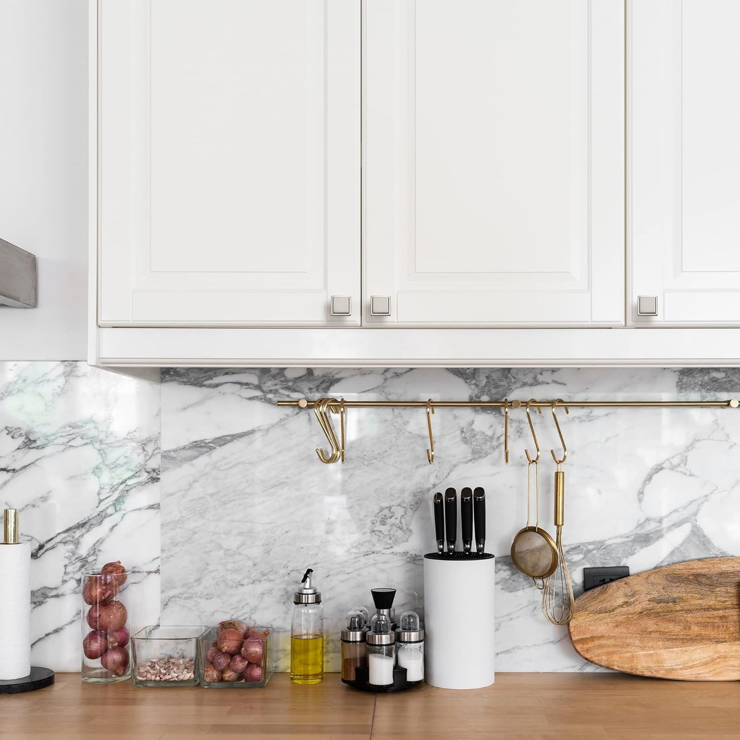 30 Pack Matte Black Square Kitchen Cabinet Knobs - Modern Zinc Drawer Pulls & Handles