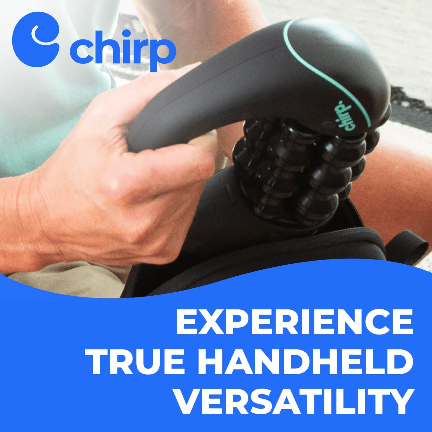 Chirp RPM Mini Rolling Percussive Massager, Deep Tissue Muscle Roller