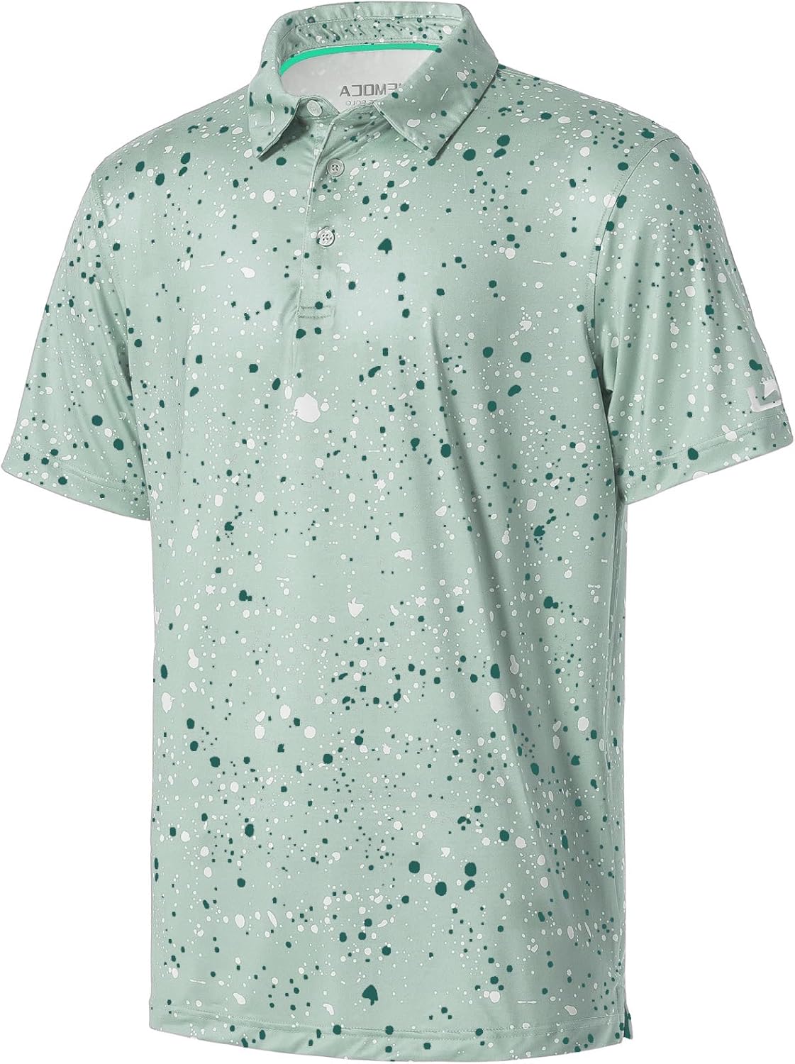 Regine Switzerland Golf Shirt - Men's Dry Fit Performance Polo with Moisture-Wicking | Short Sleeve Print