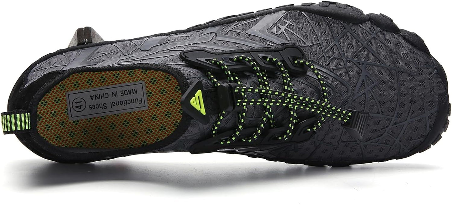 UBFEN Aqua Swim Shoes - Quick Dry Water Shoes for Men & Women | Ideal for Beach, Boating & Diving
