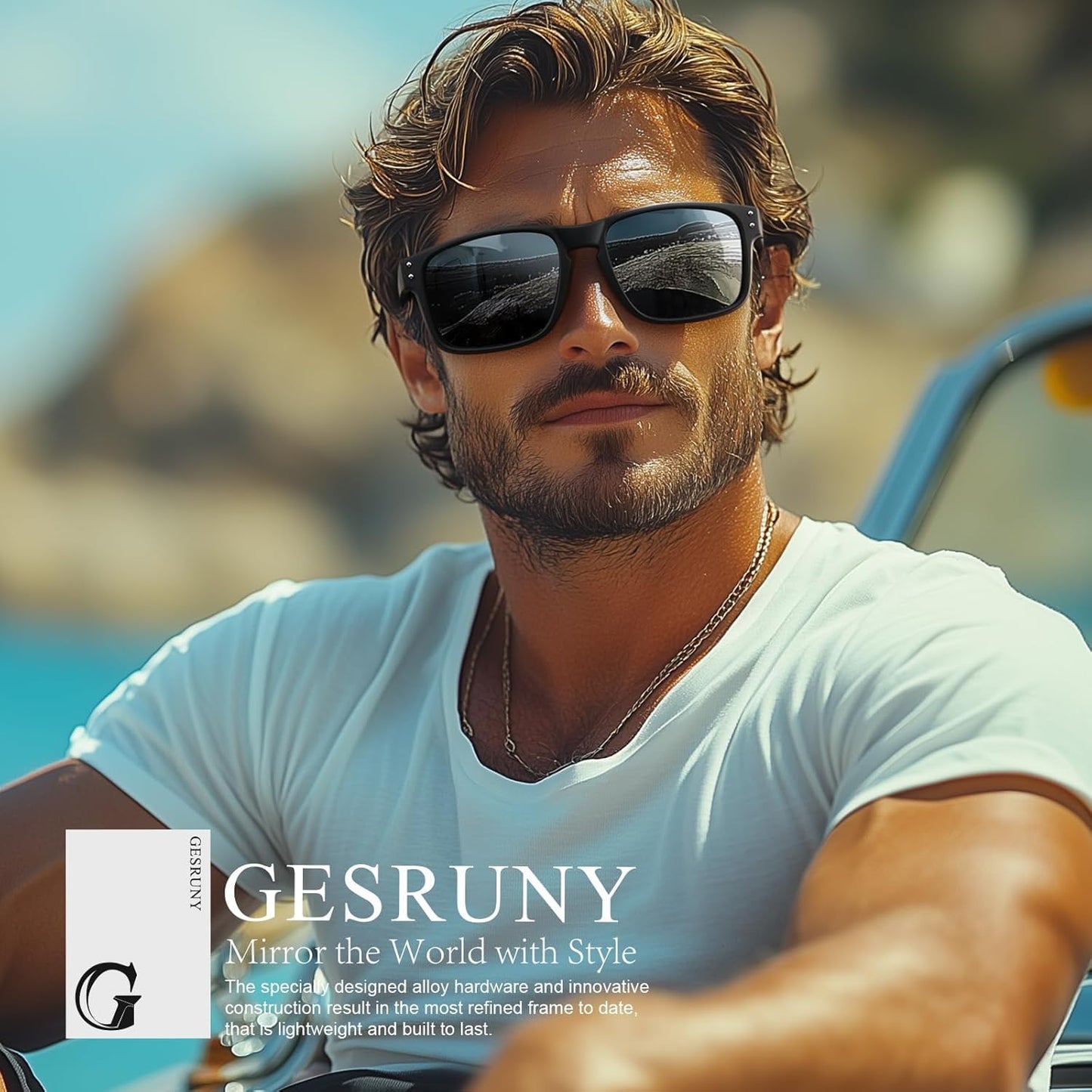 Polarized Sunglasses - Classic Sport Shades for Men & Women | UV400 Protection for Driving & Outdoor Activities
