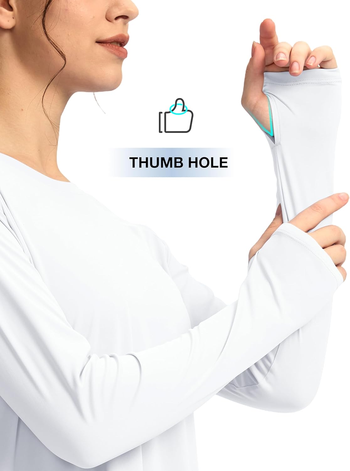 Soothfeel Women's Long Sleeve Workout Shirt - UPF 50+ UV Protection & Quick Dry Fabric
