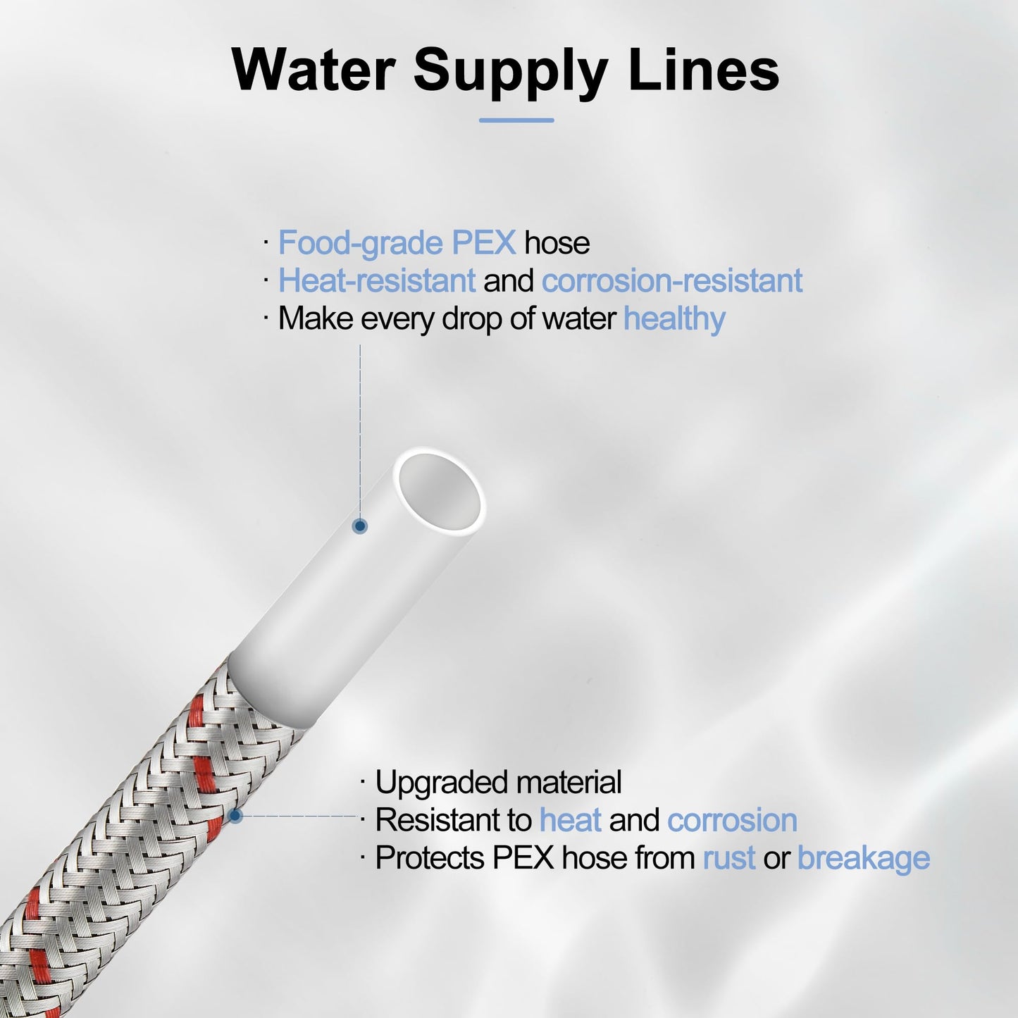 HOIGY Vessel Sink Faucet Oil Rubbed Bronze, Brass Tall Bathroom Faucet Waterfall 1 Hole, Bathroom Faucets Single Handle Bathroom Sink Faucet Bronze with Pop-Up Drain & Water Hoses for Farmhouse