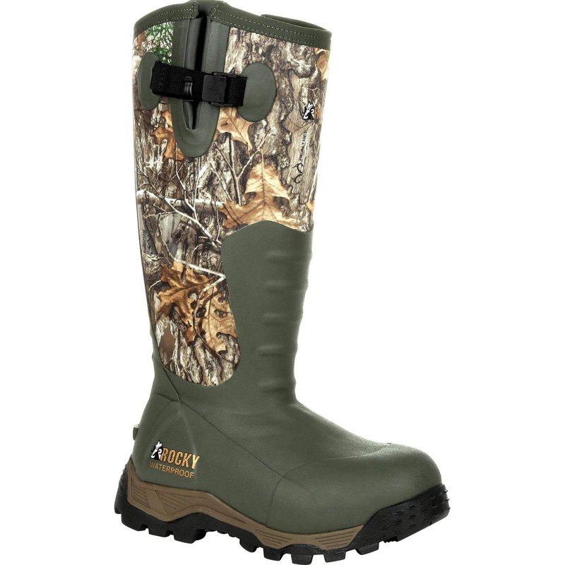 ROCKY Sport Pro Women's 1200G Insulated Rubber Outdoor Boot, Realtree Edge, Size 7(M)