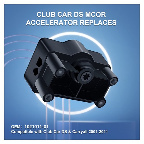 Golf Cart MCOR Throttle Potentiometer Accelerator for Electric Golf Cart Club Car DS MCOR Motor Controller Replacement Part 102101101 1021011-01