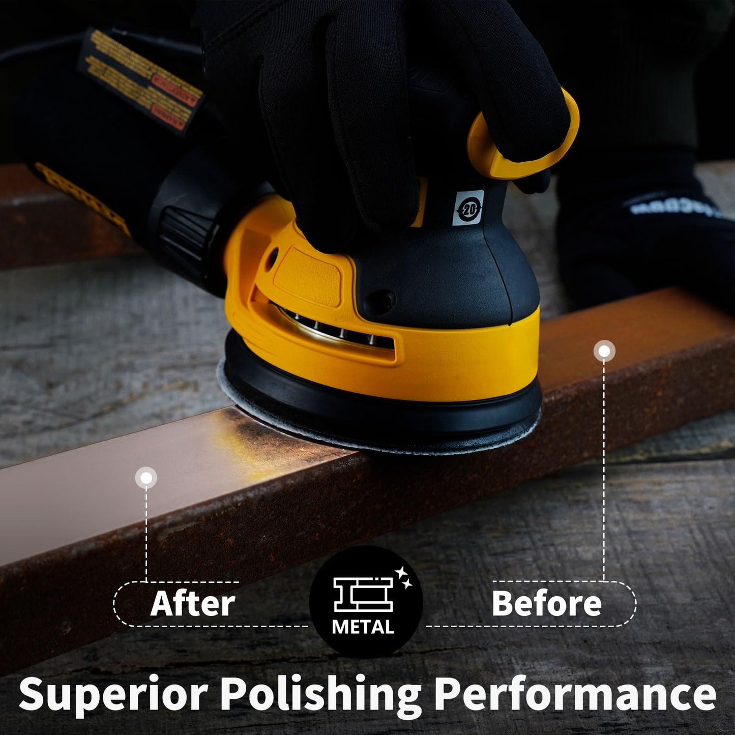 Faoyoon Sanding Disc 5 Inch 8 Hole Hook and Loop, Diamond Shape Orbital Sander Pads 40,60,80,100,120,150,180, 240,320,400 Grit, Sand Paper for Random Orbital Sander, 100-pack