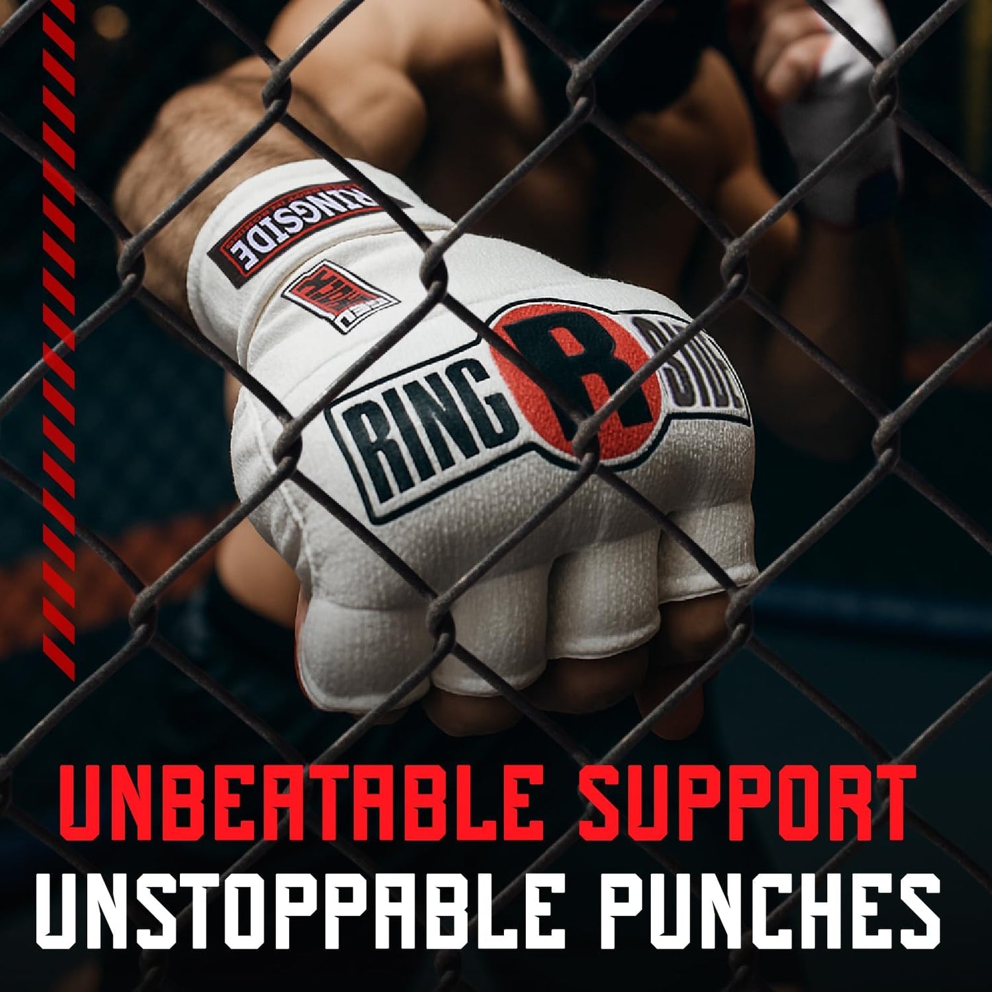 Ringside Gel Shock Quick Wraps - Impact-Absorbing Hand Wraps for Boxing, MMA & Martial Arts
