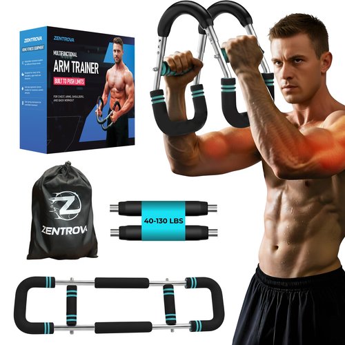 Twister Arm Trainer Adjustable Resistance (30–140 lbs) – Upper Body Strength Trainer for Chest, Arms & Grip, Portable Home Exercise Equipment for Men & Women