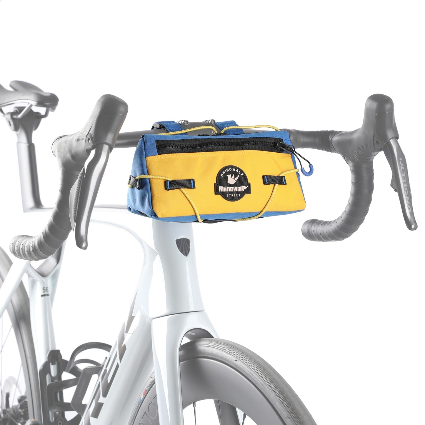 Rhinowalk Bike Handlebar Bag Bicycle Front Bag Storage Small Pouch with Shoulder Strap for Urban Cycling
