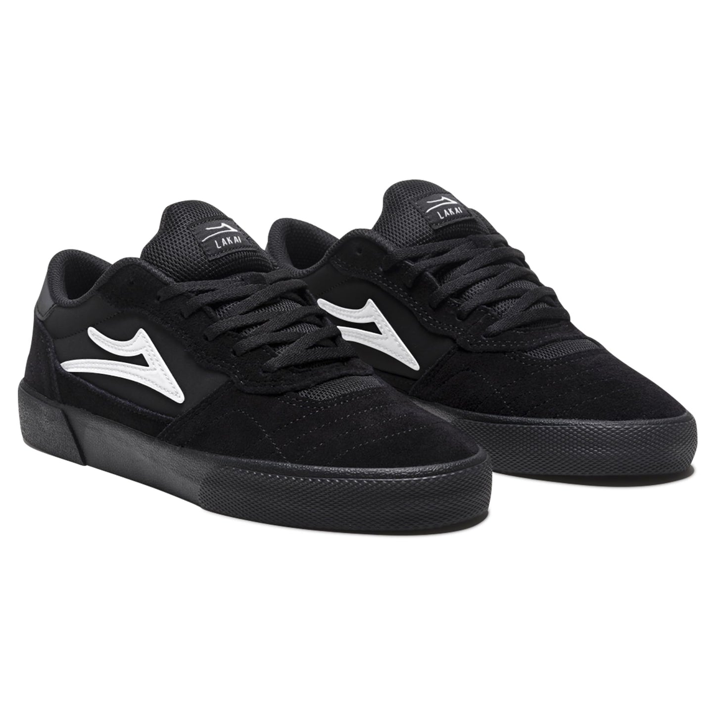 Lakai Cambridge Low-Top Men’s Skateboarding Shoes – Black Suede, Size 10 US – Durable, Grippy & Breathable Skate Shoes for Men – Men’s Skateboard Shoe, Low Top Skater Shoe
