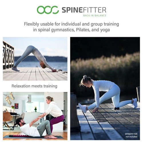 SPINEFITTER by SISSEL Extension Kit | Extends by 4.7 inches | Ideal for Travel & Office | Fascia Release & Spine Mobilization | Max. User Weight: 330 lbs | Includes Connector & Instructions