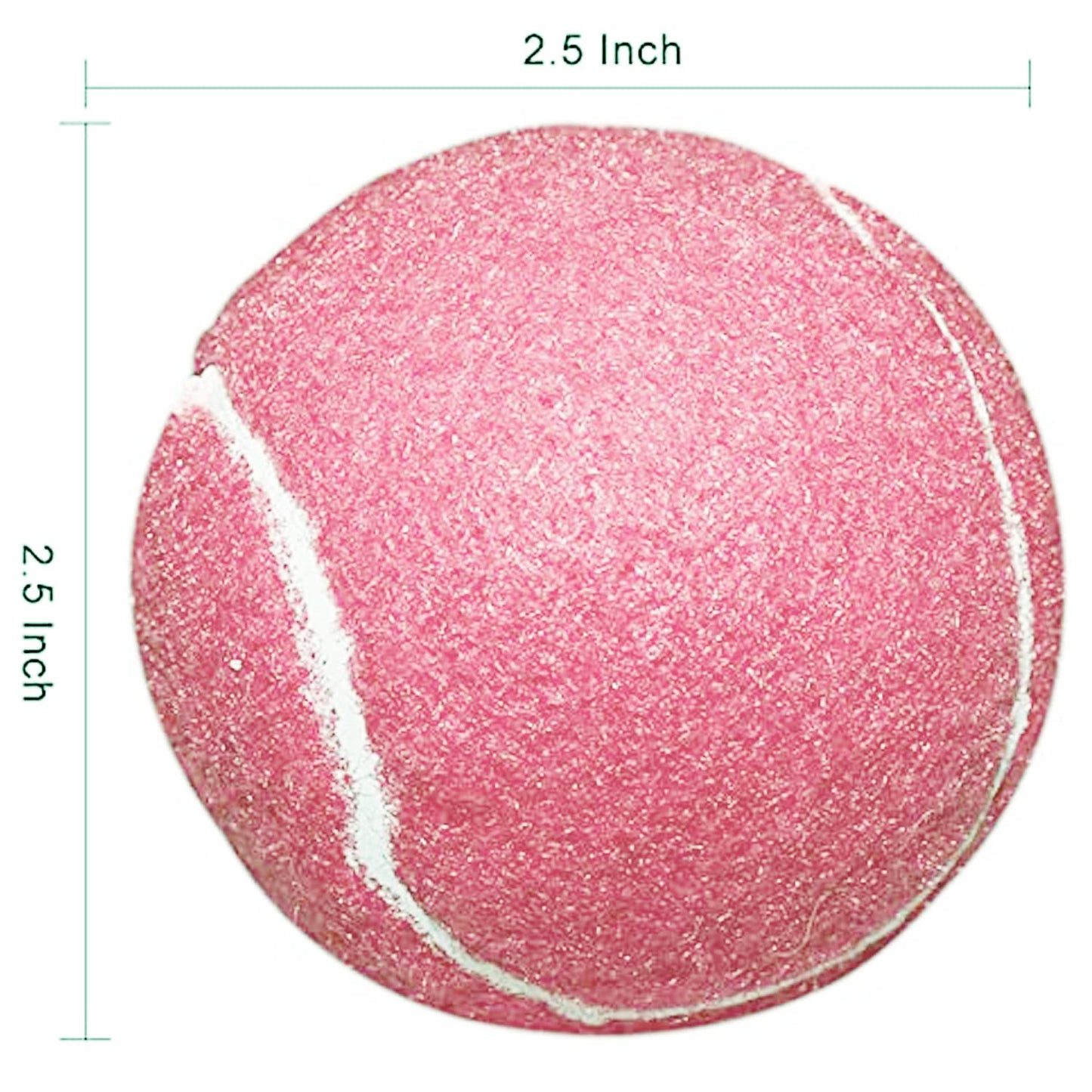 URBEST Advanced Tennis Ball 20 Packs, Training Tennis Balls Practice Balls for Novice Player, Pet Dog Playing Balls with Mesh Carry Bag for Beginner Training Ball (Light Pink)