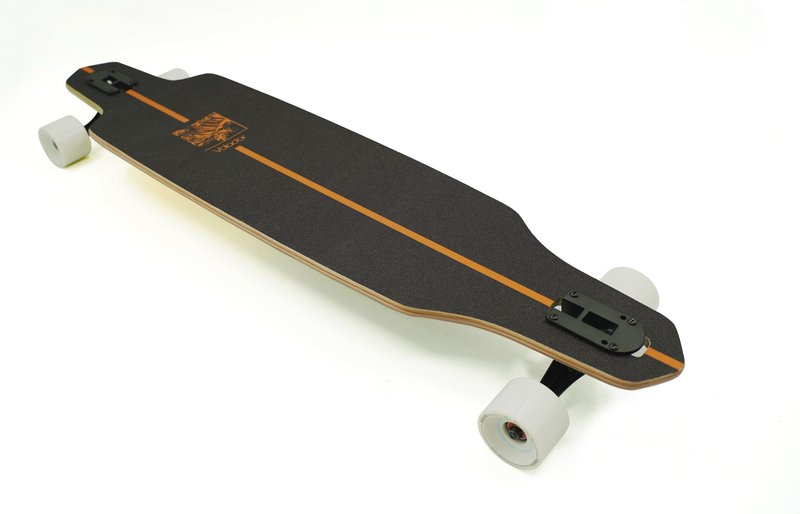 VOLADOR Urban Freeride Pro Longboard Cruiser 40inch | Canadian Maple Wood Deck & Forged Reverse Kingpin Truck | Drop Through Longboard Complete Setup for Urban Commuting(Kanagawa)