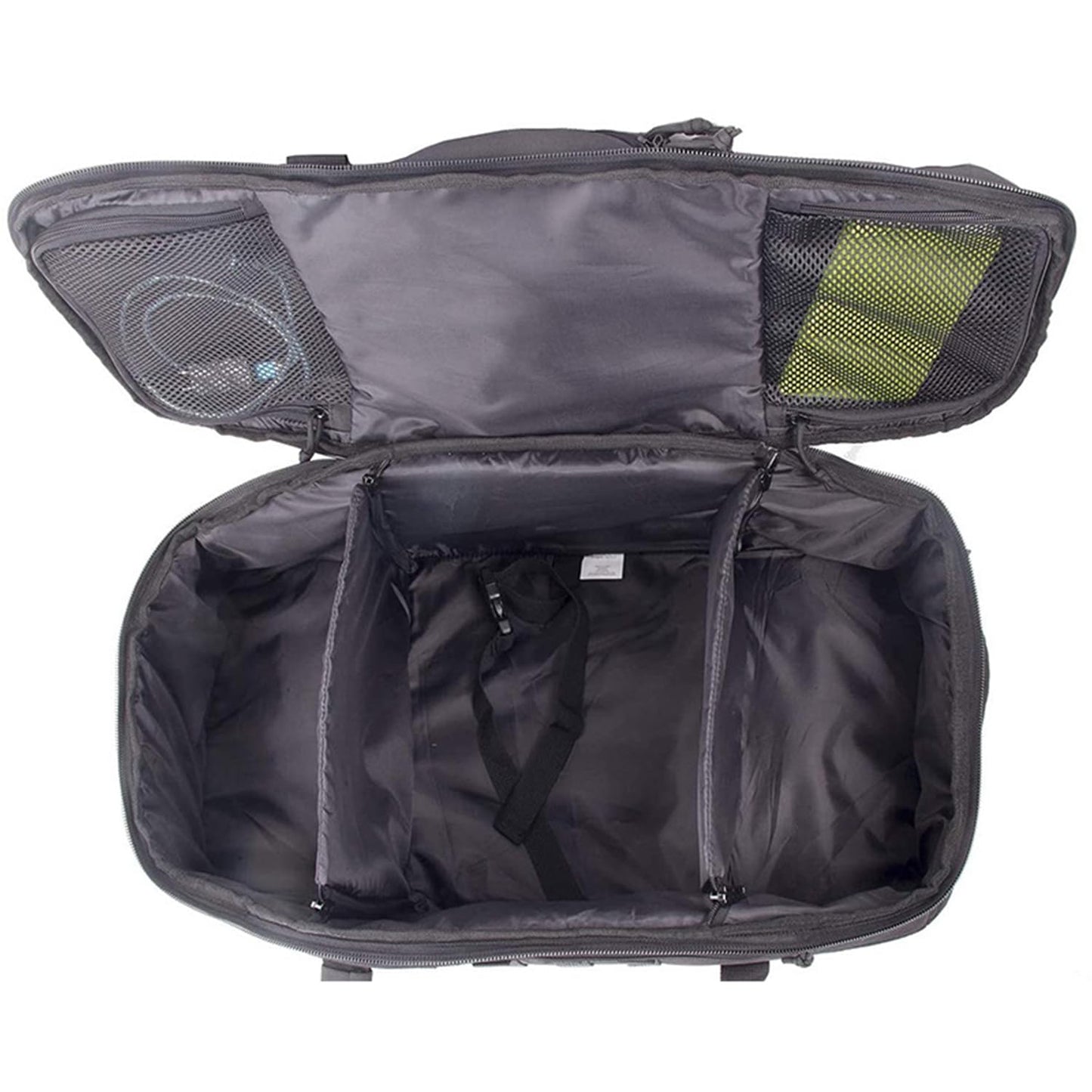 3 in 1 Tactical Travel Duffel Bag Backpack, Heavy Duty Gym Bag 85L, Black