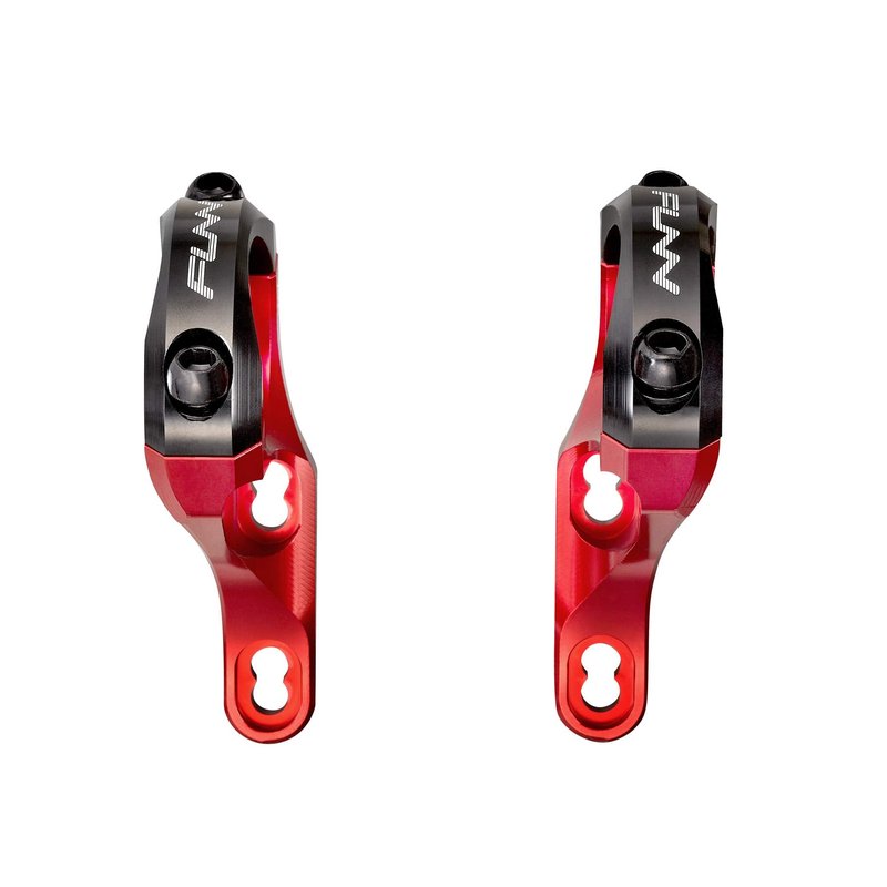 Funn RSX Mountain Bike Direct Mount Bike Stem with 31.8mm Bar Clamp, 2 Pieces Lightweight Split Design for Dual Crown Forks, Adjustable Extension 45-50mm with 30mm Rise (Black)