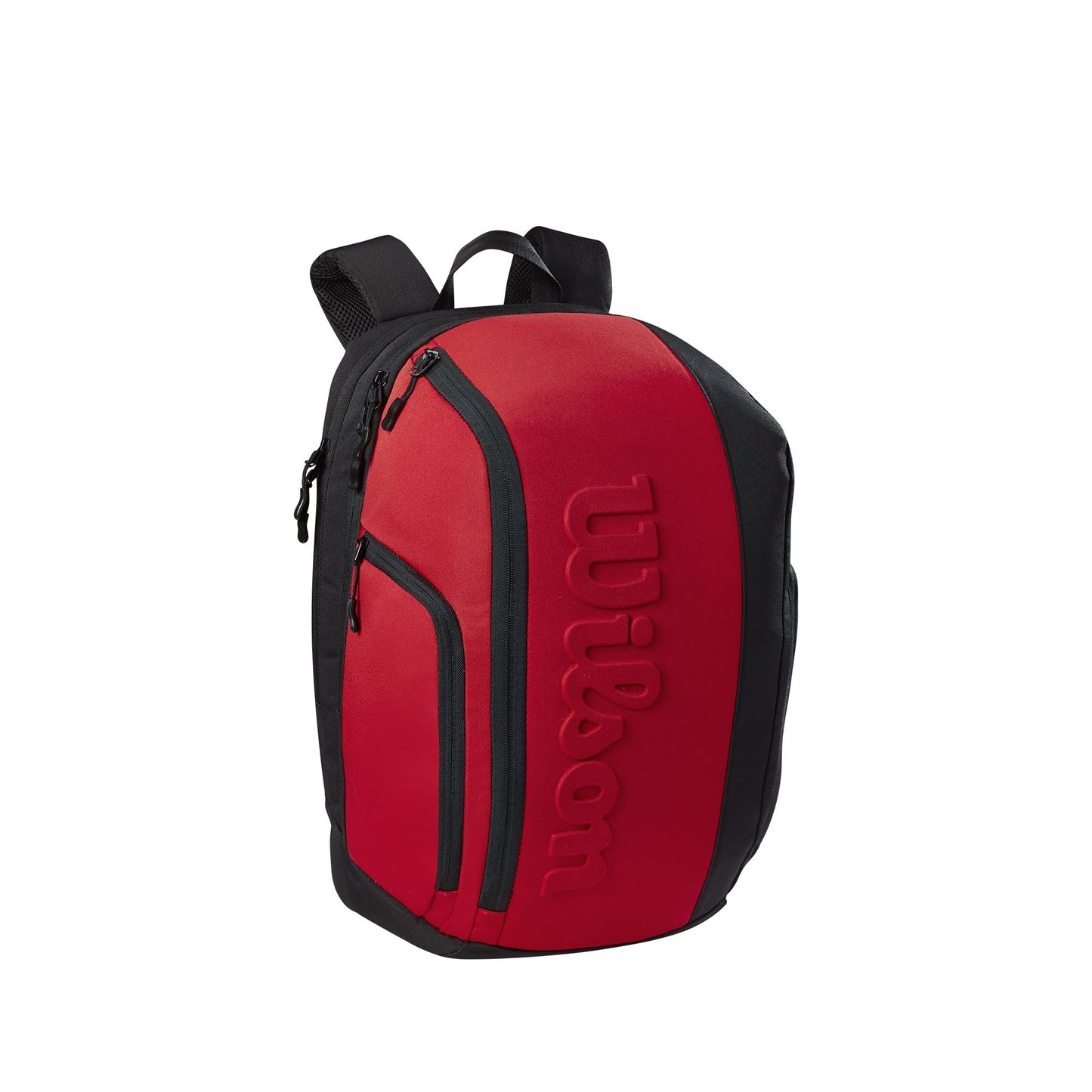 Wilson Clash V2 Super Tour Tennis Backpack - Red/Black, Holds up to 2 Rackets
