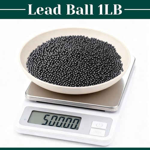 Lead Shot Balls - 99.9% Pure Lead Shot Pellets for Fishing | 2.4mm Size for Weight & Vibration Control