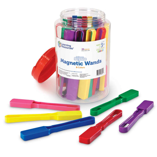 Learning Resources Magnetic Wands, Set of 24, Ages 5+, Science Exploration, Observation Skills,Back to School Supplies,Teacher Supplies