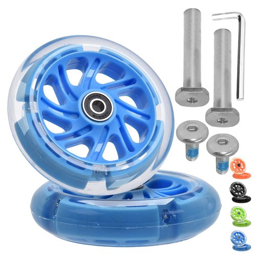 Front wheel Replacement part for Micro Kickboard Maxi Deluxe Foldable LED/Maxi Deluxe Pro/Maxi Deluxe Eco/Series 3-Wheel Scooter