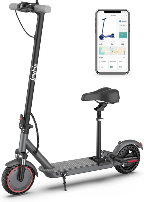 Joyhis Electric Scooter for Adults - Fast 19/22MPH Speed, 15/22 Mile Range, 8.5"/10" Tires | Folding Commuter with Dual Suspension & App Control