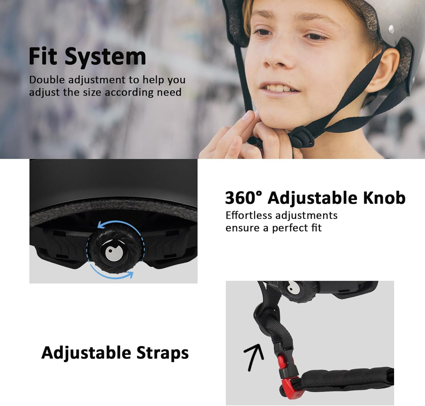 Skiennix Skateboard & Bike Helmet - Lightweight Adjustable Multi-Sport Protection for All Ages