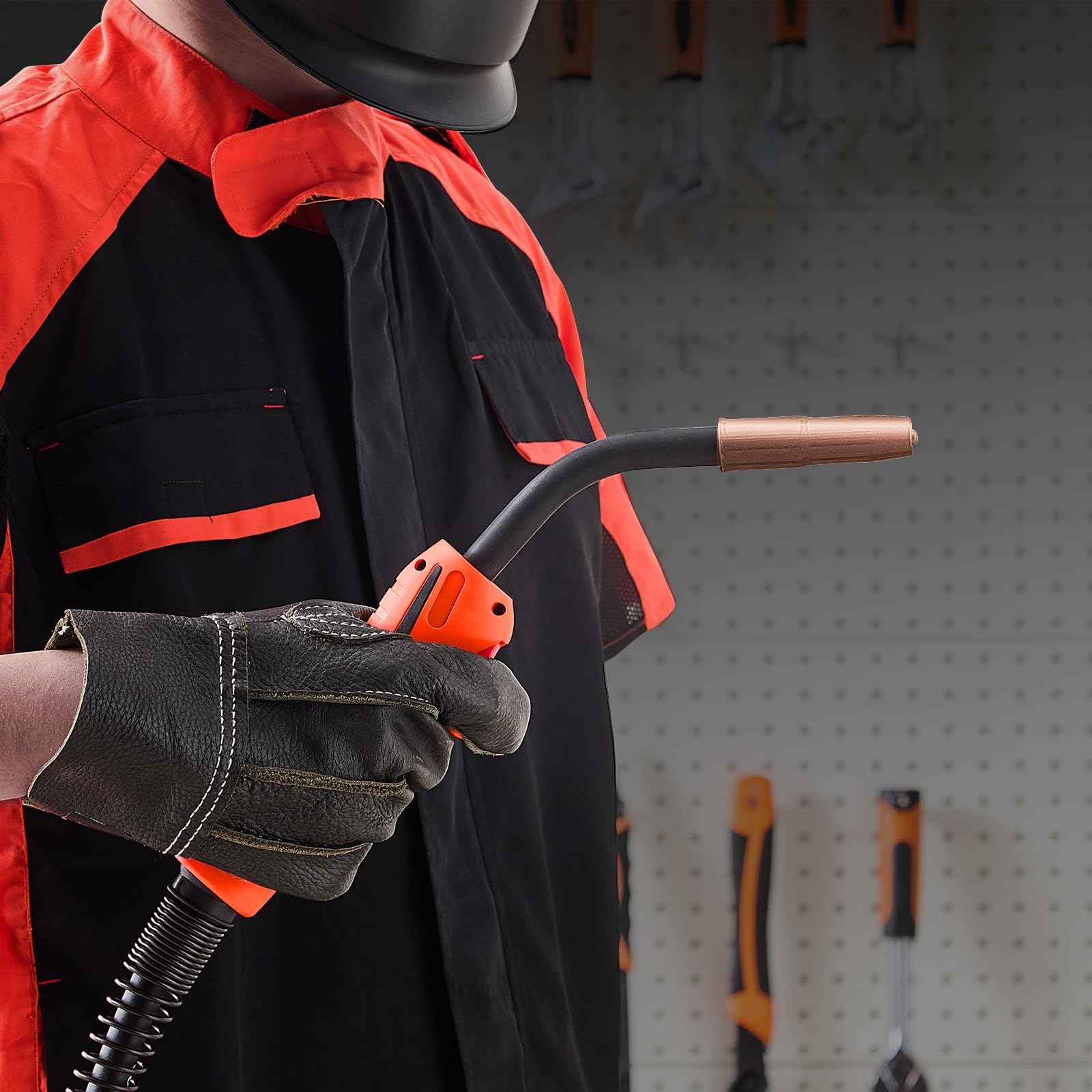 VEVOR 250Amp Mig Welding Gun with 15FT Cable, Compatible with LincoIn Power MlG 200, 215, 216, 255 and Wire-Matic 255 Welders, Suitable for 0.035" and 0.045" Welding Wires