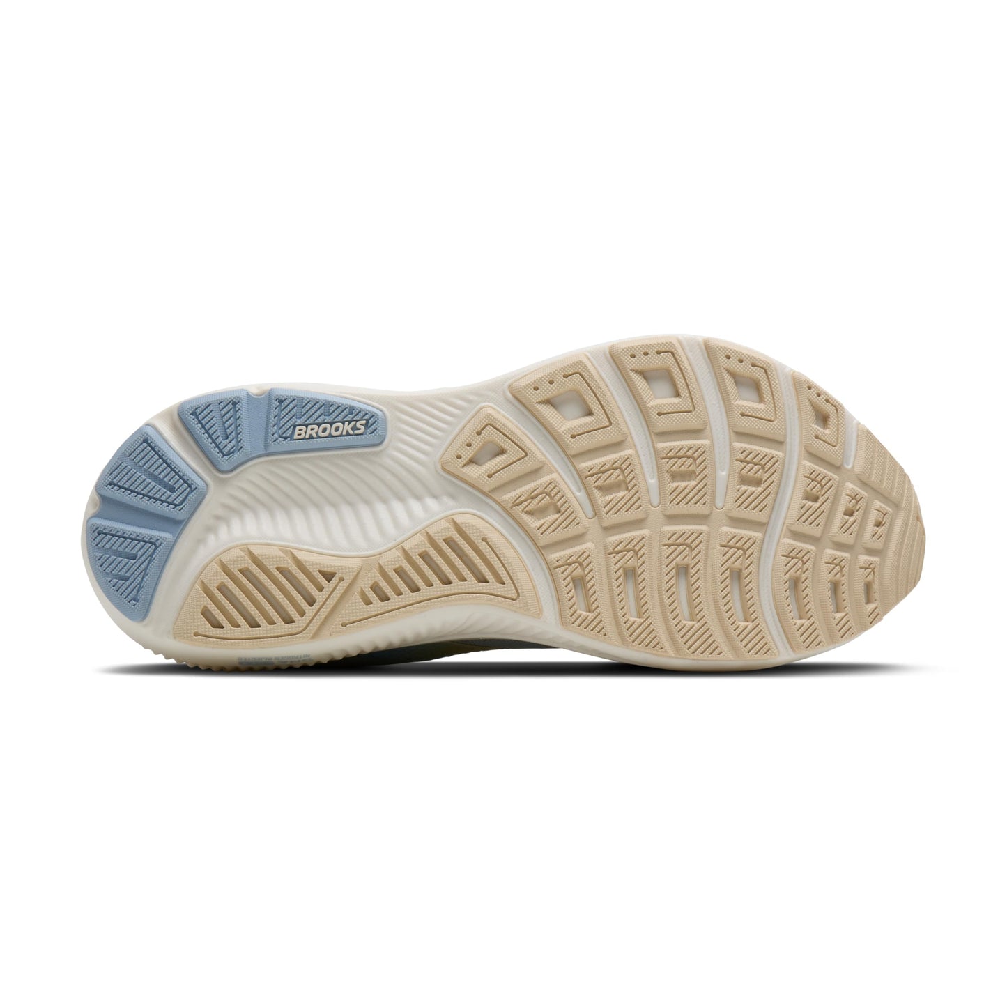 Brooks Women’s Ghost 17 Neutral Running Shoe - Skyway/Coconut/Sand - 5 Medium