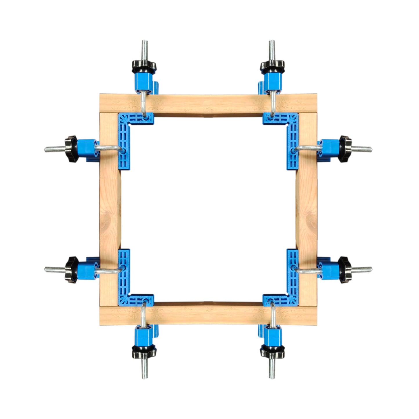 90 Degree Clamp,Positioning Squares, 3" 4" 2.3" Right Angle Clamp with 12 Clamping Squares,Corner Clamps Woodworking Tool for Pictures Frames Cabinets Boxes,Blue