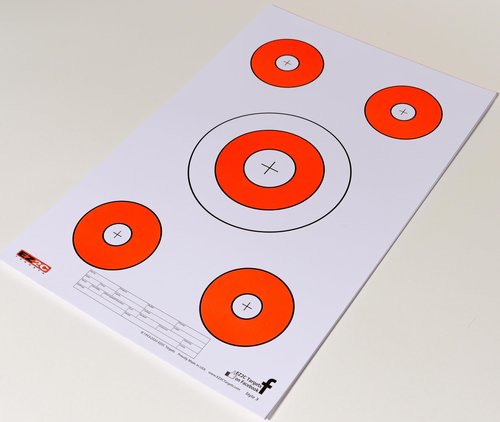 Five Bullseye Target