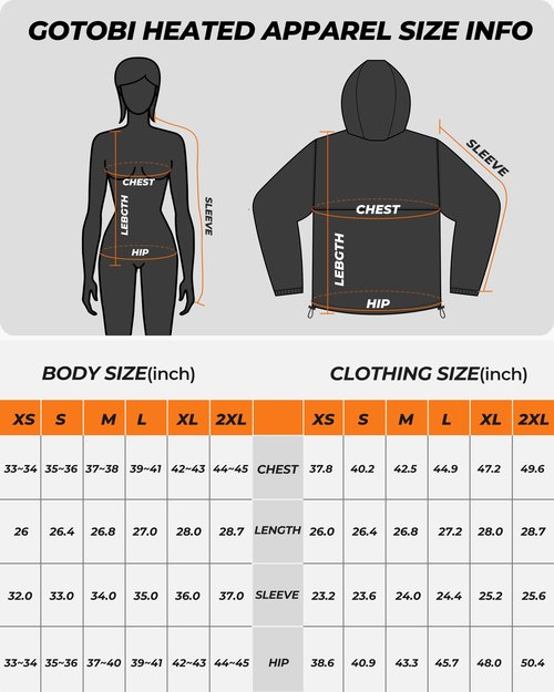 GOTOBI Heated Jacket Fleece with 12V 18400mAh Battery Pack, Soft Fleece Coat for Men Women, Zip-Up Hoodie for Winter Warmth