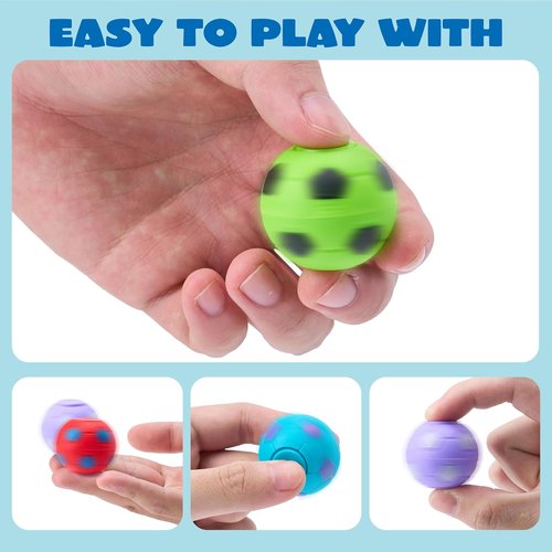 JOYIN 36-Pack Soccer Fidget Spinners - Fun Party Favors & Stress Relief Toys for Kids