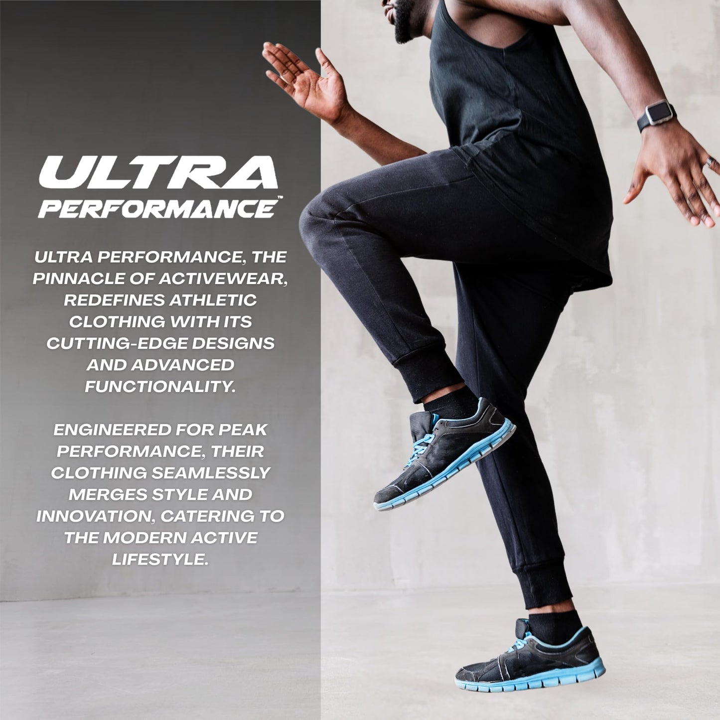 Ultra Performance 3 Pack Fleece Active Tech Joggers for Men, Mens Sweatpants with Zipper Pockets