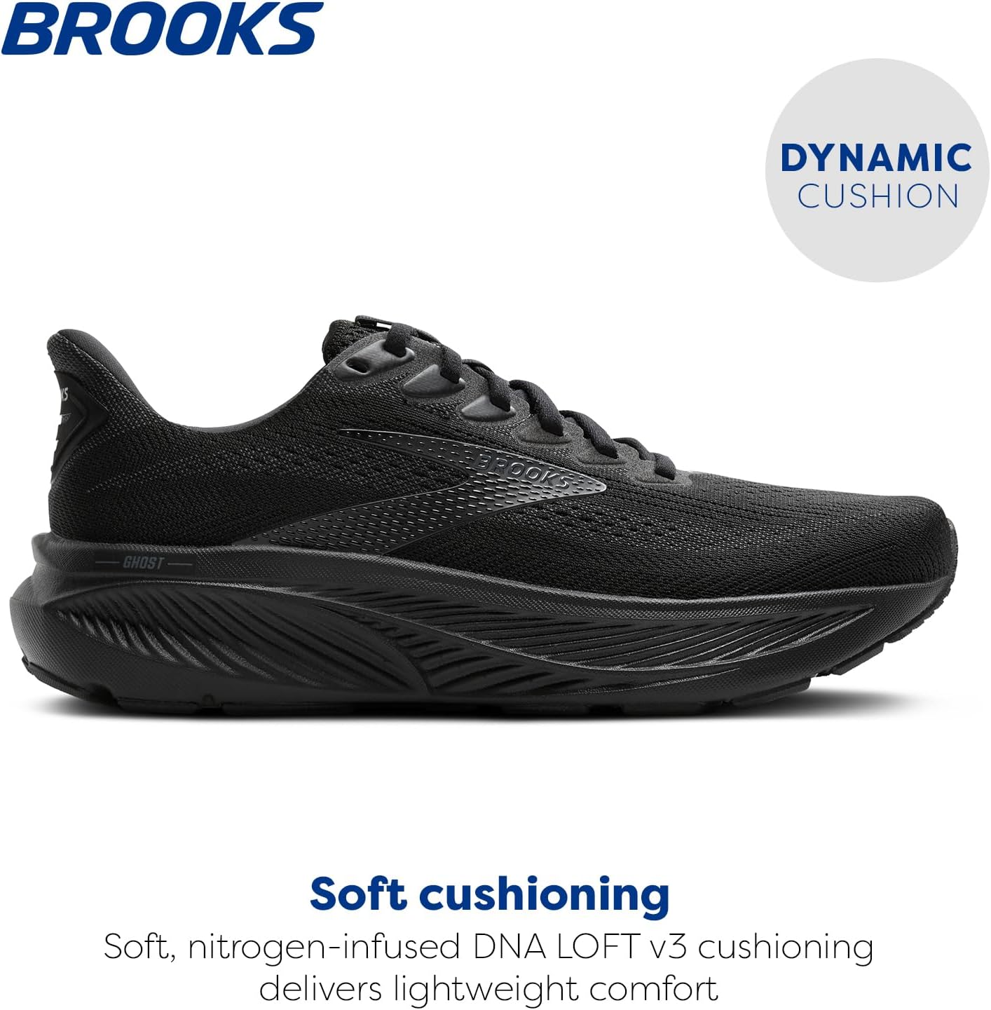 Brooks Men's Ghost 17 Running Shoes - Lightweight Comfort for Neutral Runners | Available in Multiple Sizes