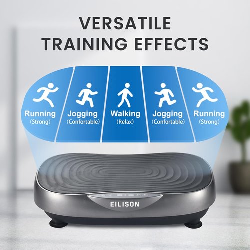 EILISON Glory Vibration Plate - Whole Body Workout Machine with 99 Adjustable Speeds | 350 lbs Capacity