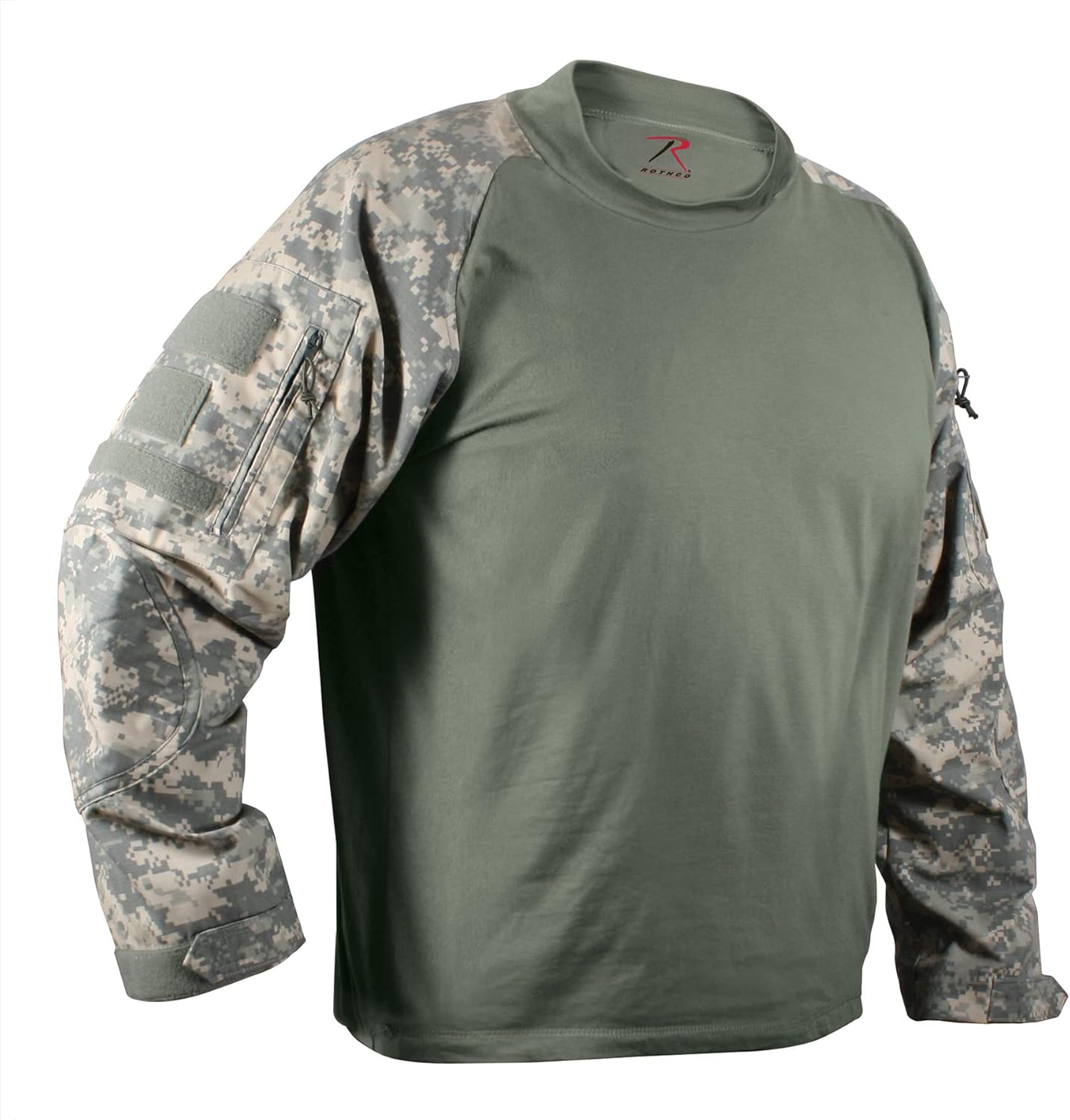 Rothco Tactical Combat Shirt - Lightweight Military Base Layer with Zip Pockets | Ideal for Airsoft & Paintball
