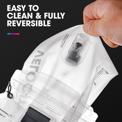 HydraPak Velocity (1.5L Hydration Reservoir) Ultralight Water Bladder, Self-Sealing Bite Valve, Leak Proof, Reversible, Dishwasher Safe